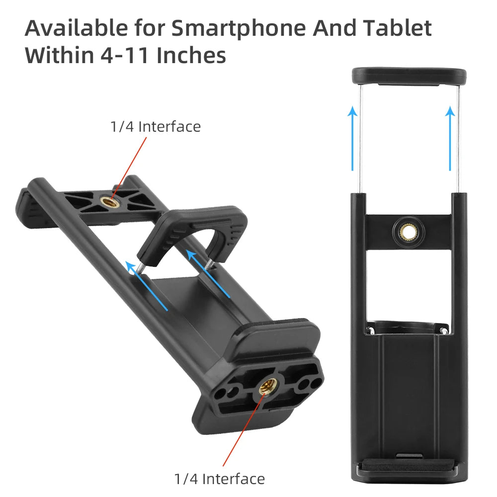 Adjustable Tripod Floor Stand Tablet Holder Stand for 4-11 Inches Tablet Smartphones Mount Lazy Holder Bracket Support for Ipad