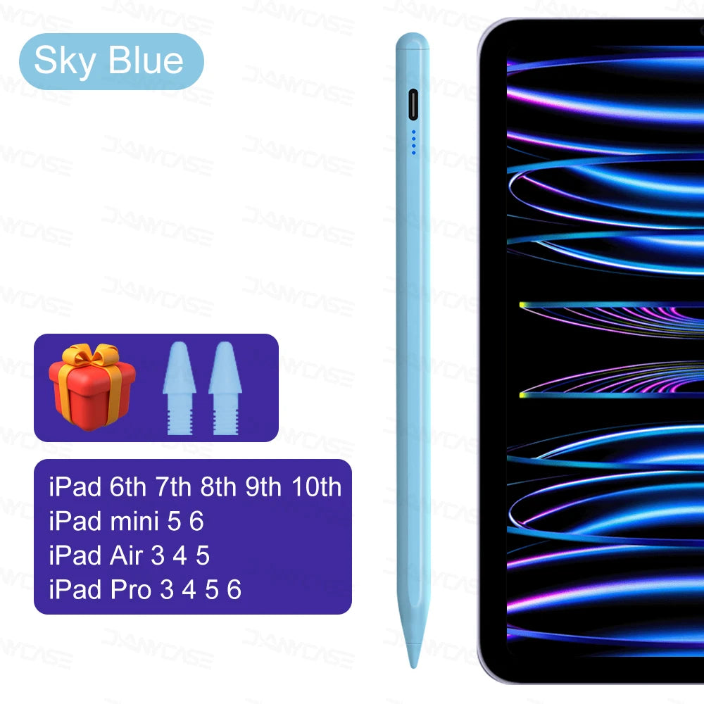 For iPad Pencil 2025 M3 Stylus Pen for Air 6 M2 Pro M4 M5 with Palm Rejection for iPad Pro 11 12.9 13 7/8/9/10/11th mini5 6 7 ﻿