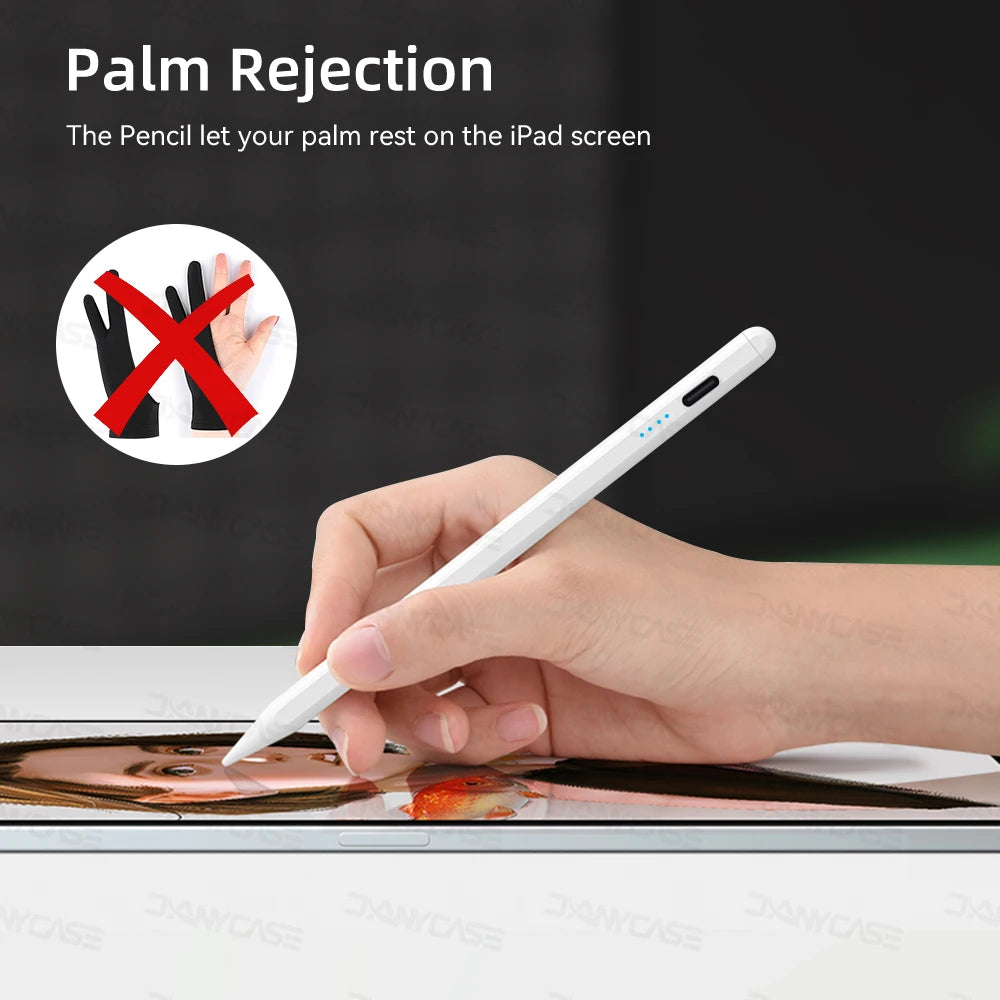For iPad Pencil 2025 M3 Stylus Pen for Air 6 M2 Pro M4 M5 with Palm Rejection for iPad Pro 11 12.9 13 7/8/9/10/11th mini5 6 7 ﻿