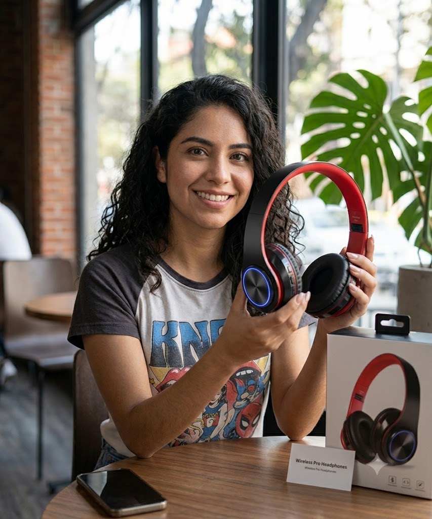 Headphones Z10 Color Changing Bluetooth